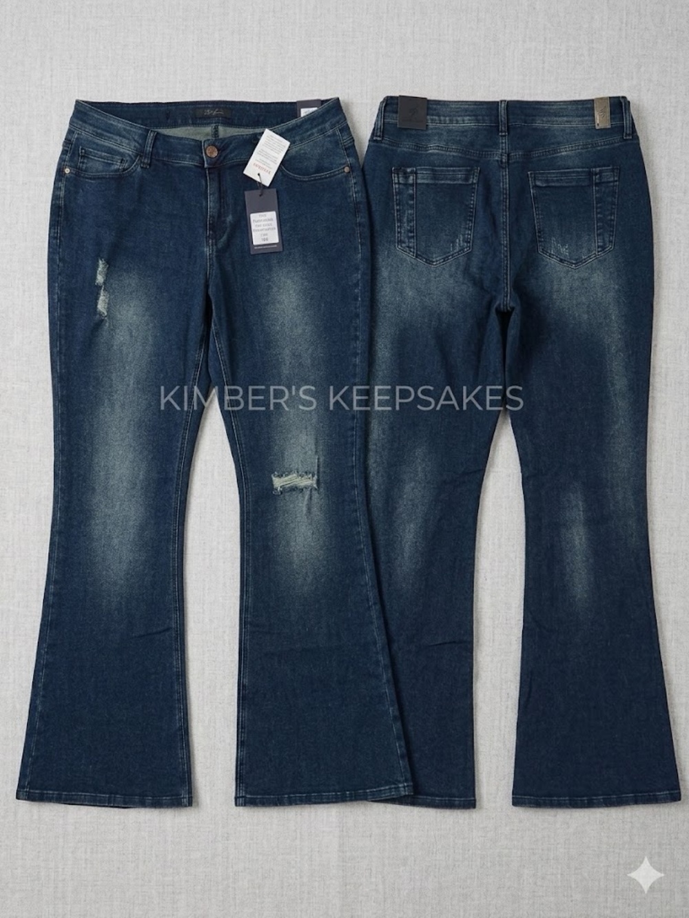 NWT Poetic Justice "Unforgiven" Flare Jeans | Size 16R